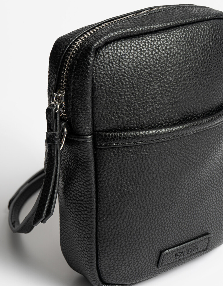 Complemento Marroquinería Basicos Pouch Con Bolsillo - Negro