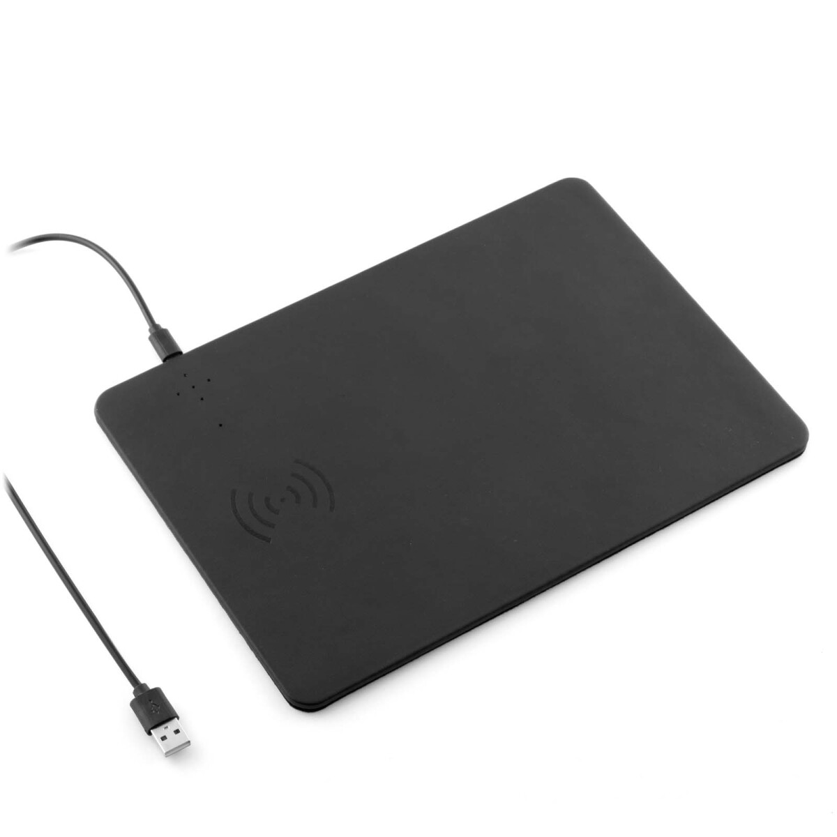 MOUSE MAT C/CARGA INAL 2EN1 - PU-Y-ABS NEGRO INNOVAGOODS 