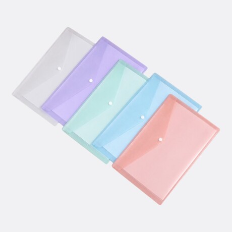 Pack Carpeta Sobre A4 x5 Unidades Colores Pastel Pack Carpeta Sobre A4 x5 Unidades Colores Pastel