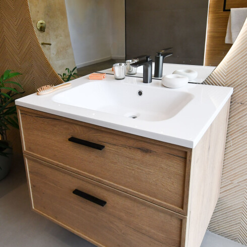 MUEBLE CASARIN EN MDF COLOR PINO - 80x50x55cm GAMAS DE MADERA