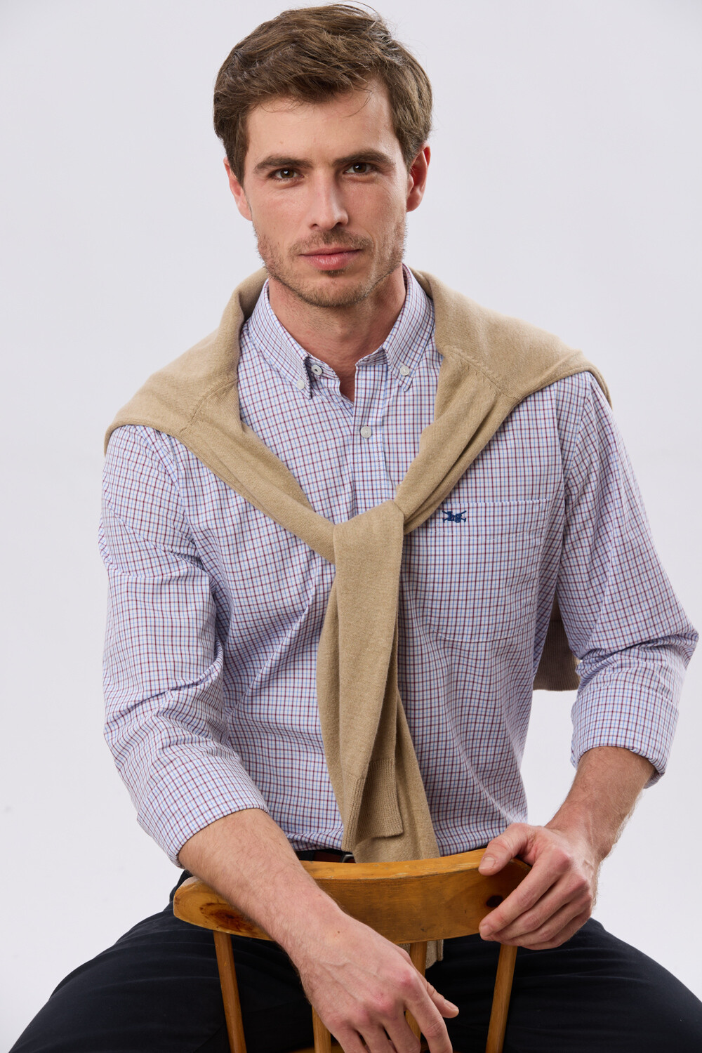 CAMISA CUADROS Azul