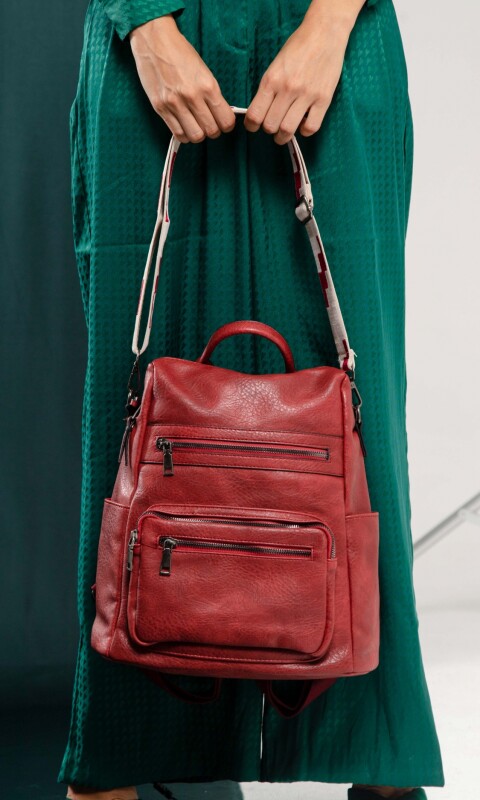 MOCHILA BROOKLYN GRANATE