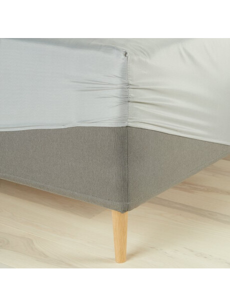 Sábana ajustable micro MIRIAM 1 Plaza 90x200x25 gris Sábana ajustable micro MIRIAM 1 Plaza 90x200x25 gris