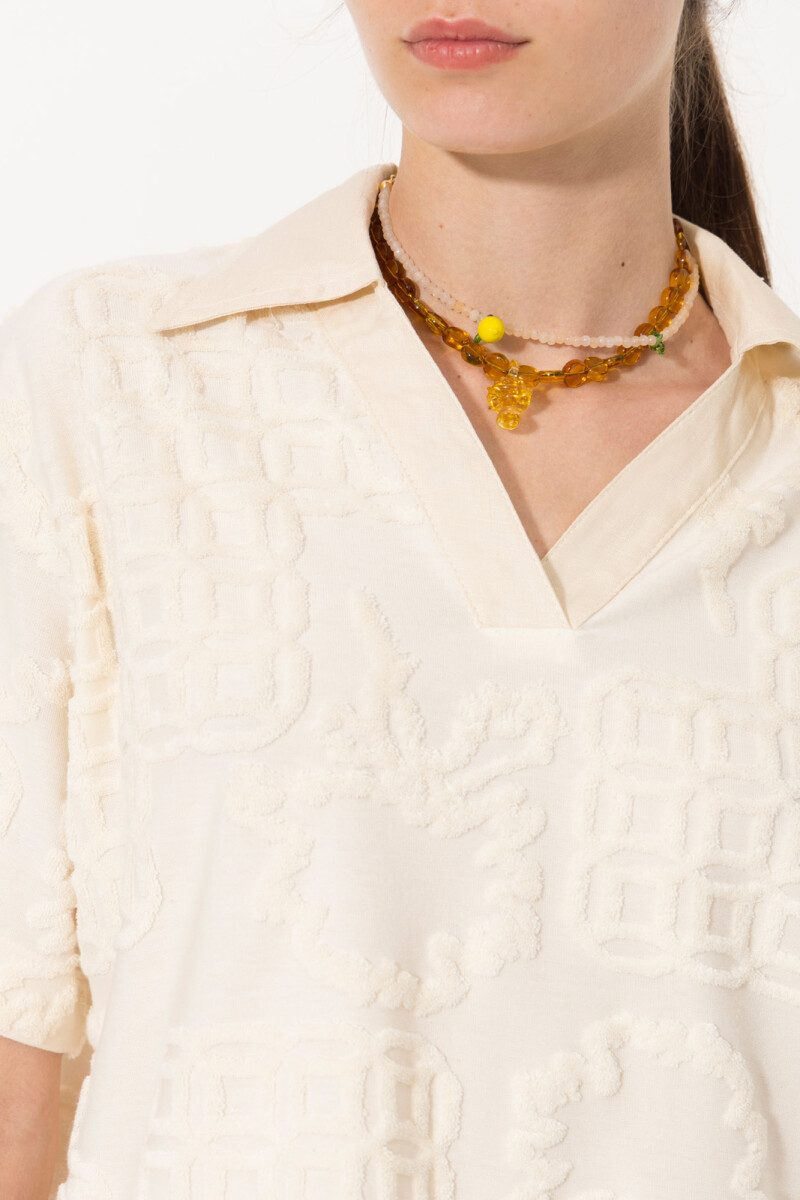 REMERA SANTORINI Beige