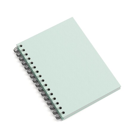 LIBRETA A5 TAPA DURA PAPEL VERDE