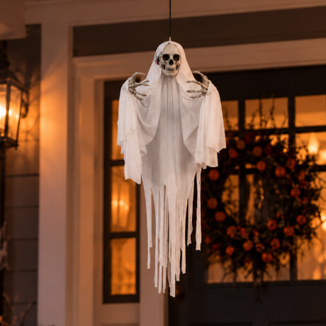 Calavera fantasma decorativa para colgar Blanco