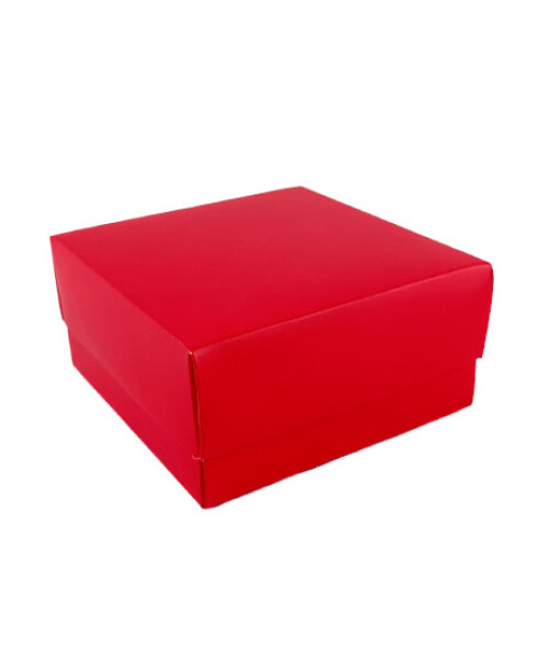 Caja eco 04 - 12x12x6 cm. ROJO
