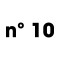 Hoja de Bisturí x 10 un. nº 10