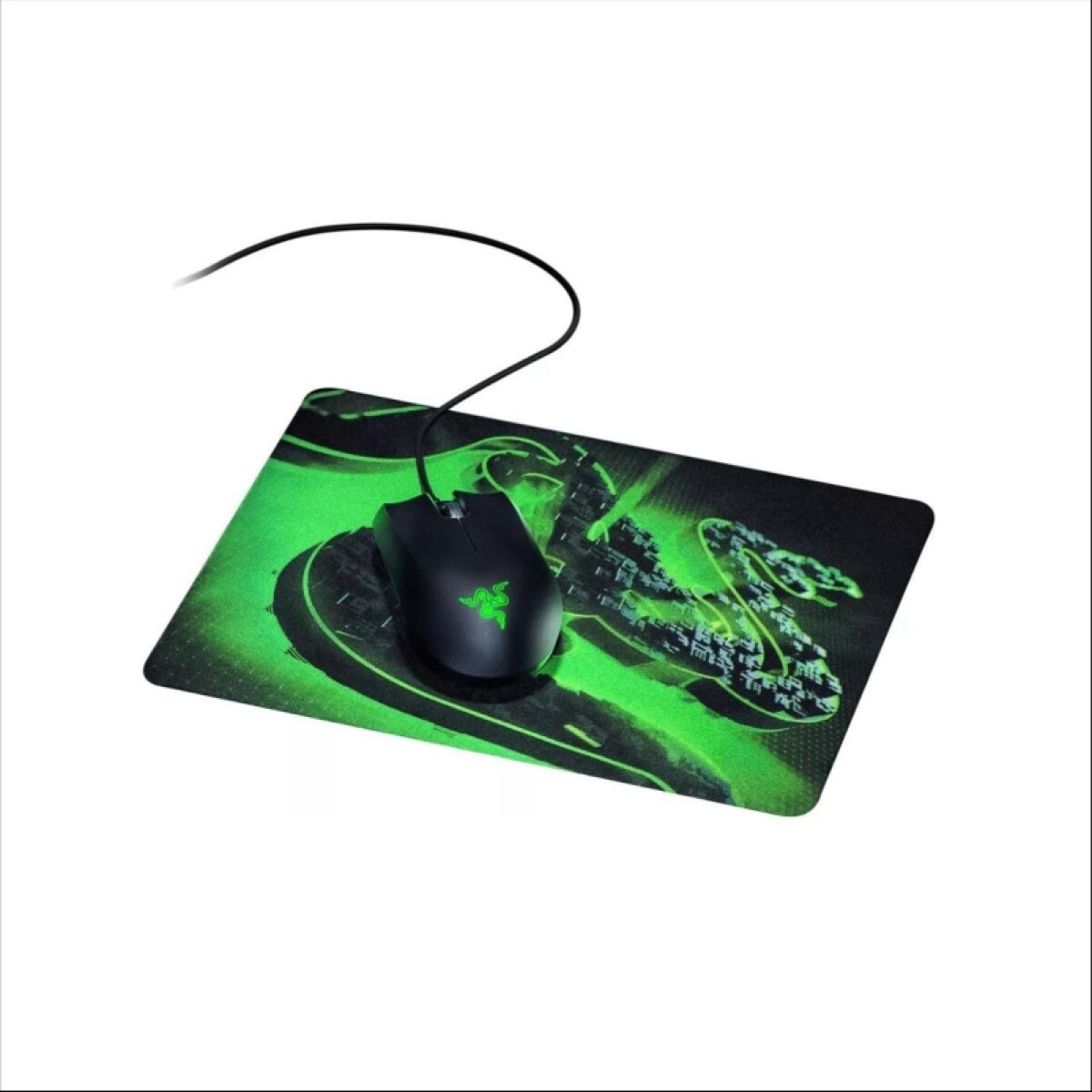 Combo Gamer Mouse y Mouse Pad Razer Abyssus Lite y Goliathus 