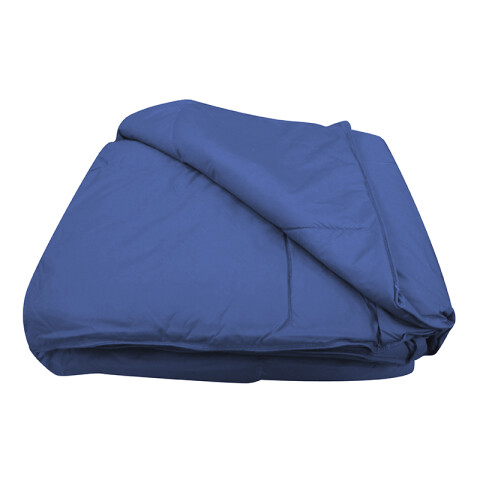 Acolchado de Plumas 2 Plazas Home Class AZUL MARINO