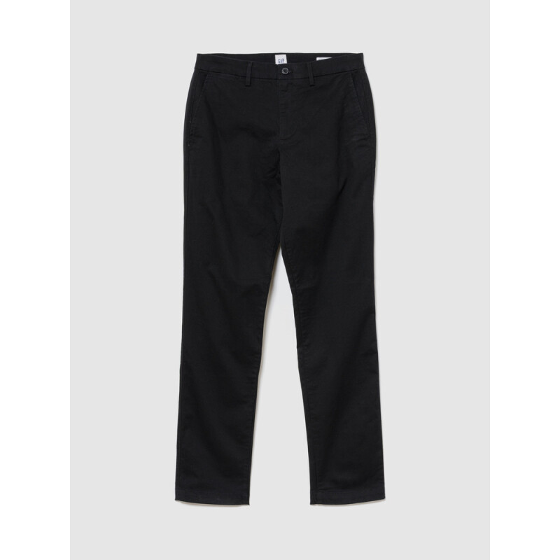 V-ESSENTIAL KHAKI SLIM FIT TRUE BLACK