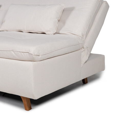 Sofá Cama Maira - Tela Rústica 9831 (Parma Beige)