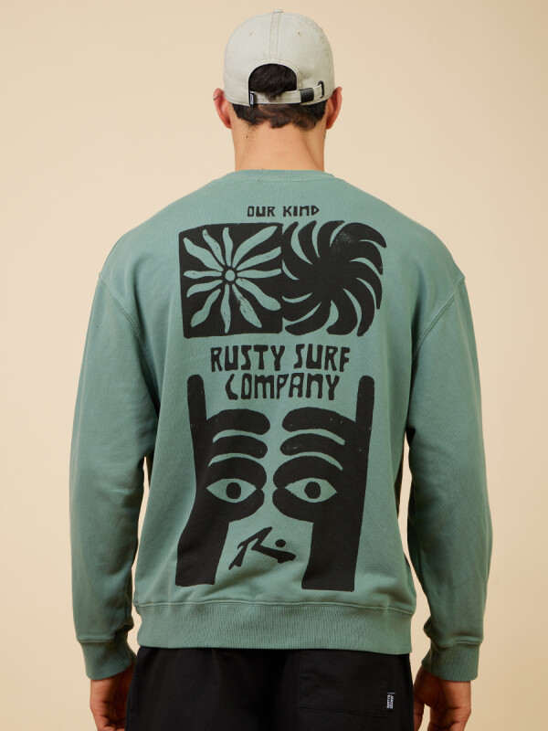 SWEATER SARION RUSTY Verde Oscuro