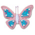 Jibbitz Faux Leather Pink Butterfly Multicolor