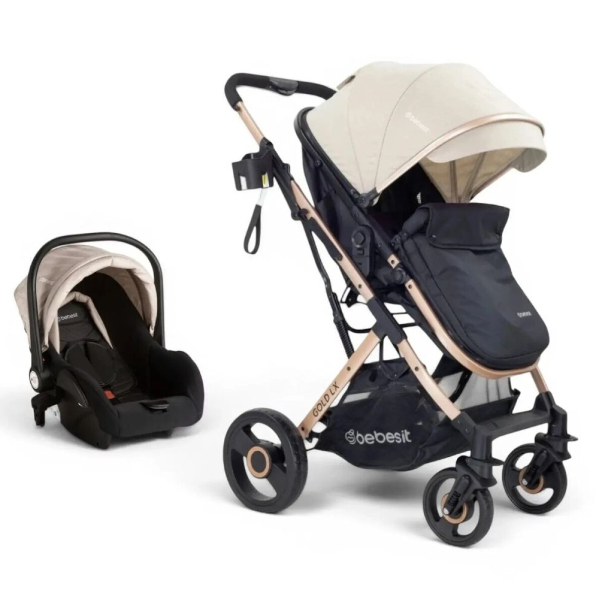 Travel System I-Size VOX GOLD Bebesit - BEIGE 