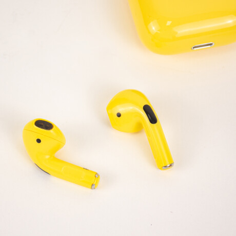 Auriculares inalámbricos in-ear con bluetooth Amarillo