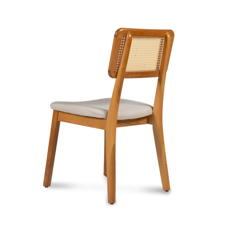 Silla Classic - Tela Rústica con tejido Beige