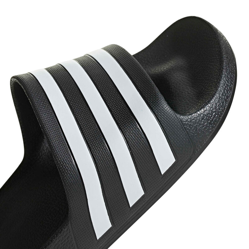 Chanclas de Hombre Adidas Adilette Aqua Negro - Blanco