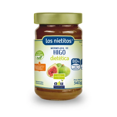 Mermelada higo s/azúcar 340gr Los Nietitos Mermelada Higo 0% Los Nietitos