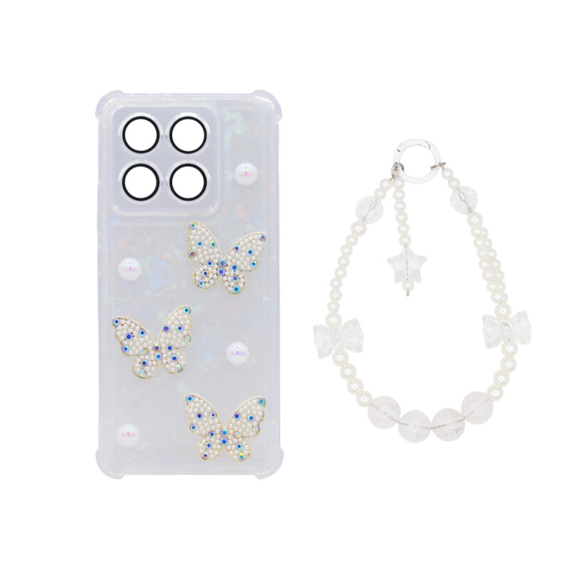 Protector para Xiaomi 14T tornasolado mariposas Protector Para Xiaomi 14t Tornasolado Mariposas