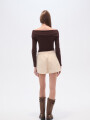 Short Pernes Beige Claro
