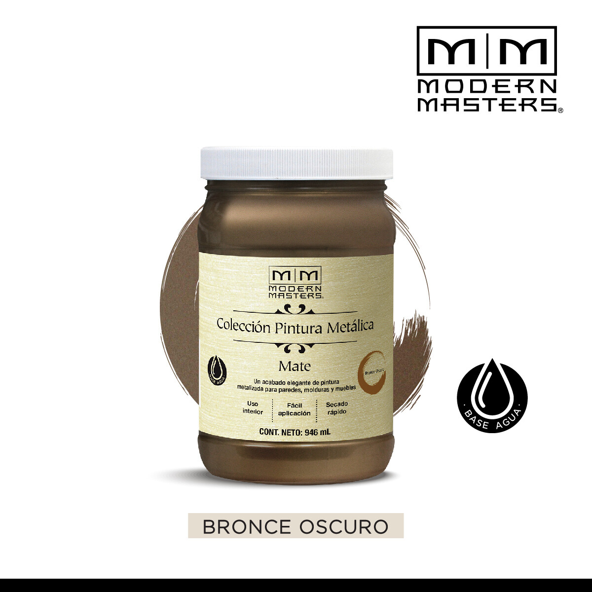 MODERN MASTERS METALICO MATE BRONCE OSCURO 0.946 ML 