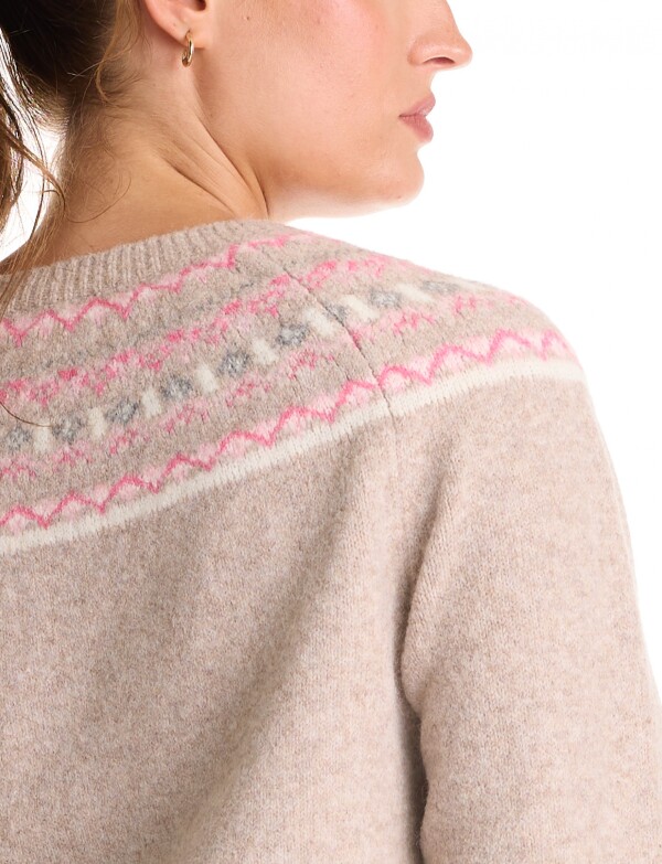 Buzo Soft & Canesú Nórdico BEIGE/MULTI