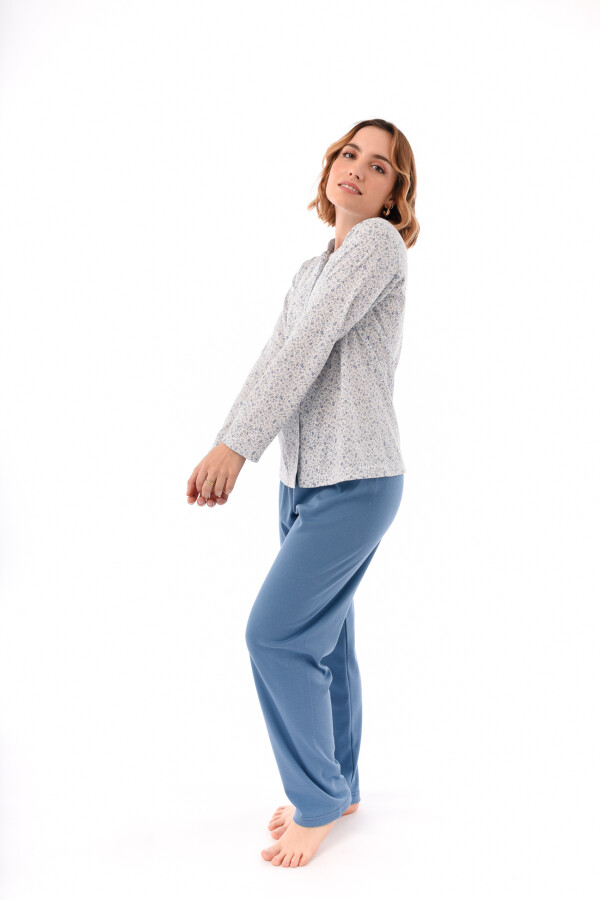 Pijama Mao Azul Jean