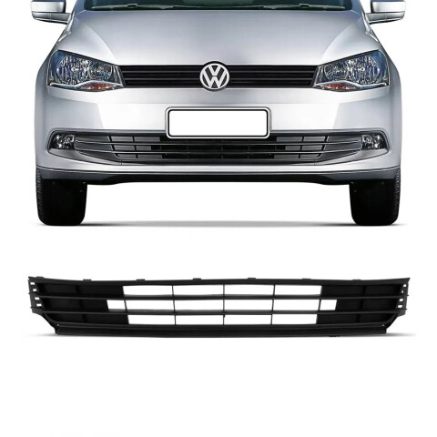 REJILLA DE PARAGOLPE CENTRAL GOL G6 13/16 PARA VIRA CROMADA Rejilla De Paragolpe Central Gol G6 13/16 Para Vira Cromada