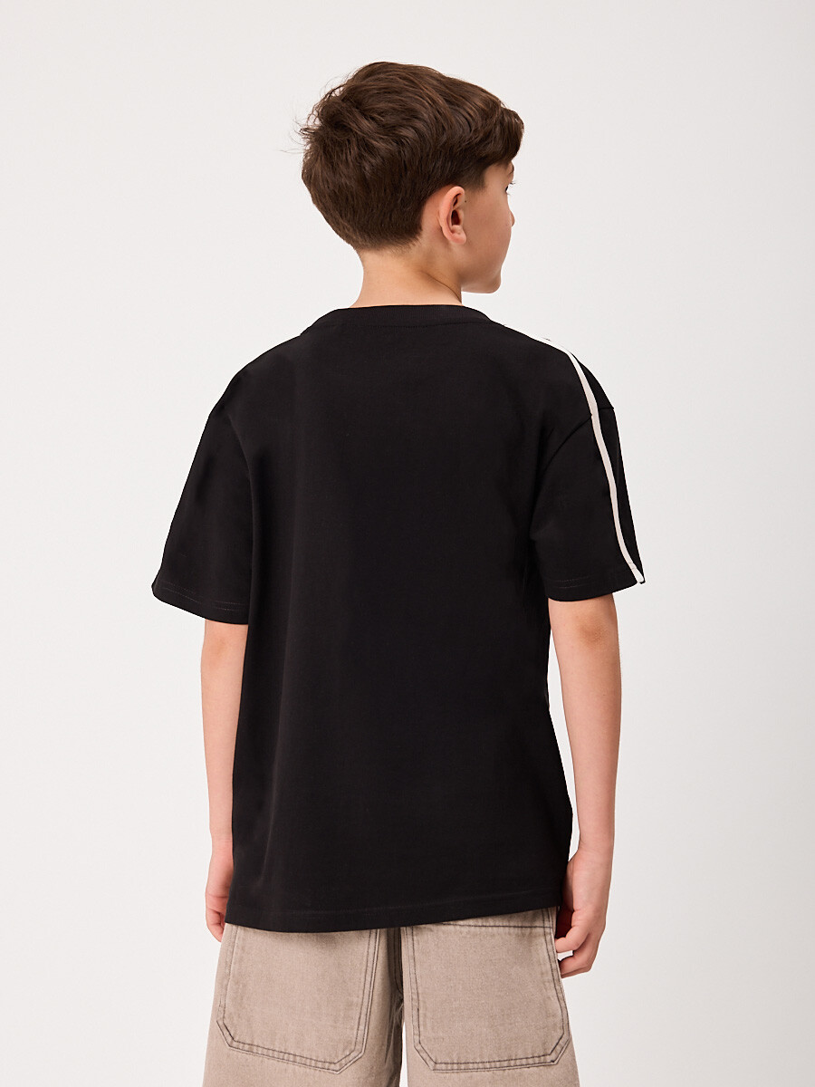 T-SHIRT M/C NAYROBY TEEN DIXIE Negro