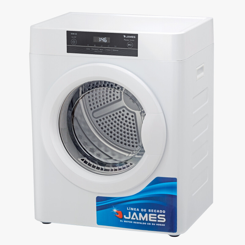 Secarropas James 3 Kg SEM 30 Display Antiarrugas Regulable Color Blanco Secarropas James 3 Kg SEM 30 Display Antiarrugas Regulable Color Blanco
