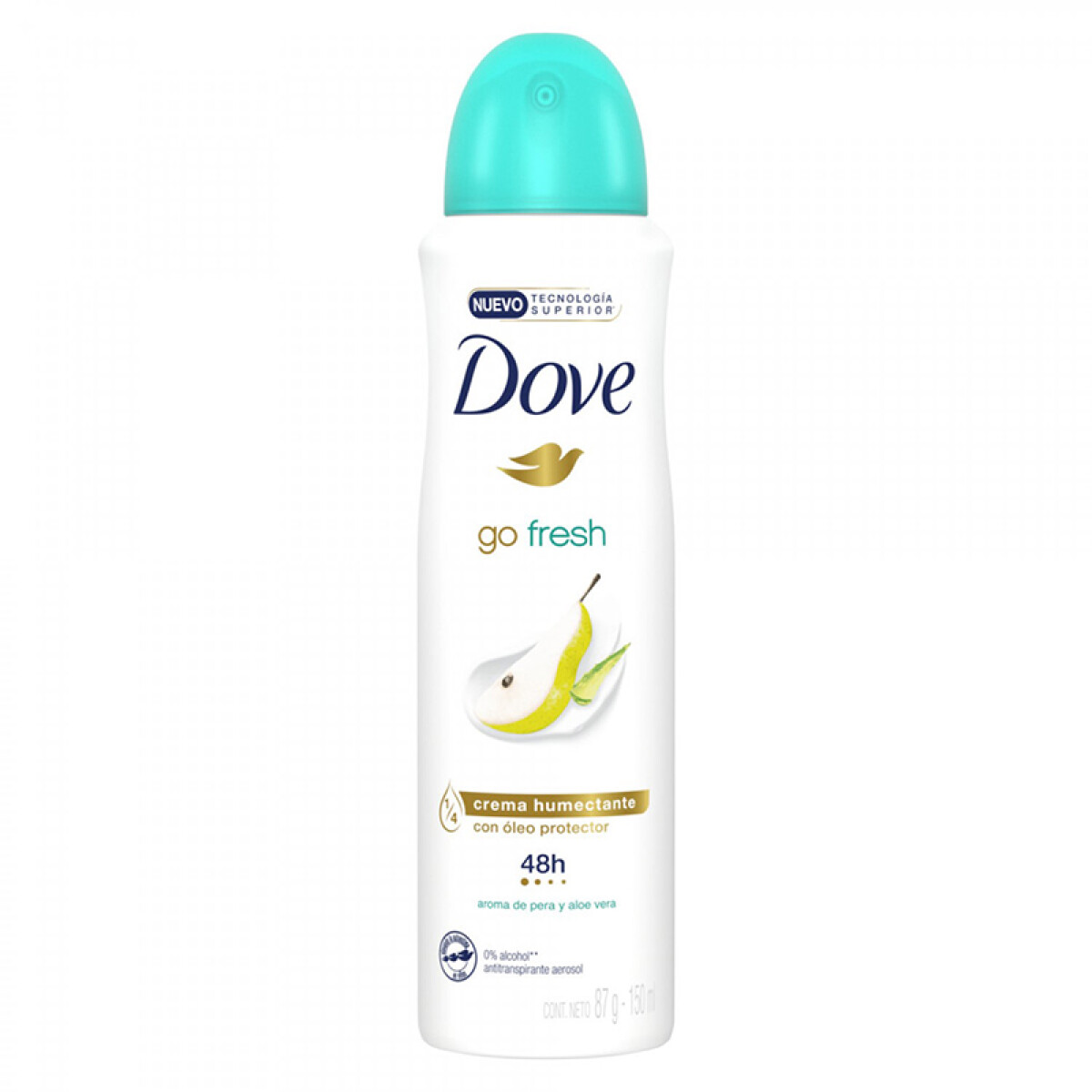 Desodorante en aerosol Dove - go fresh pera y aloe vera 