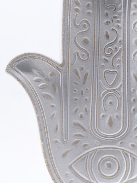 MANO HAMSHA VERTICAL BLANCO