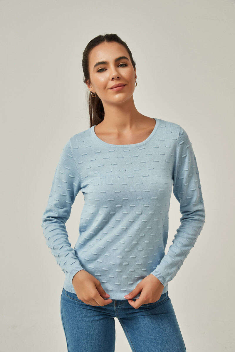 Sweater Colorpi - Celeste 