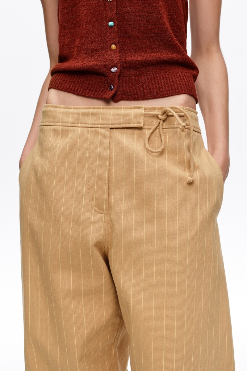 PANTALÓN BABUCHA Ocre