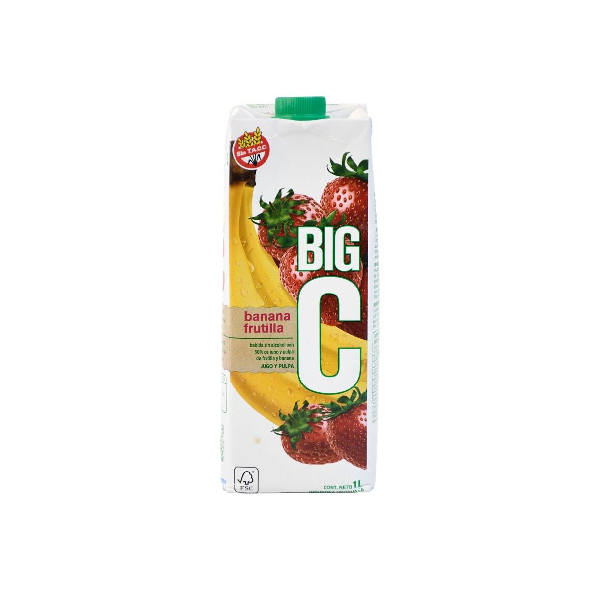 Juego Big C Sabor Banana y Frutilla 1LT 