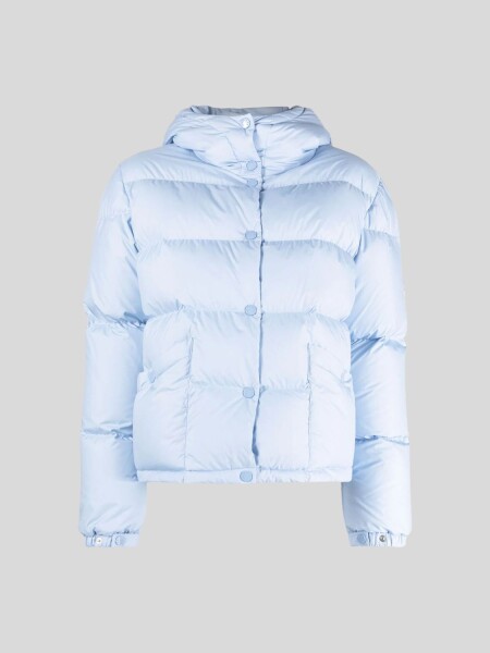 Moncler -Campera con capucha integrada, Ebre Celeste