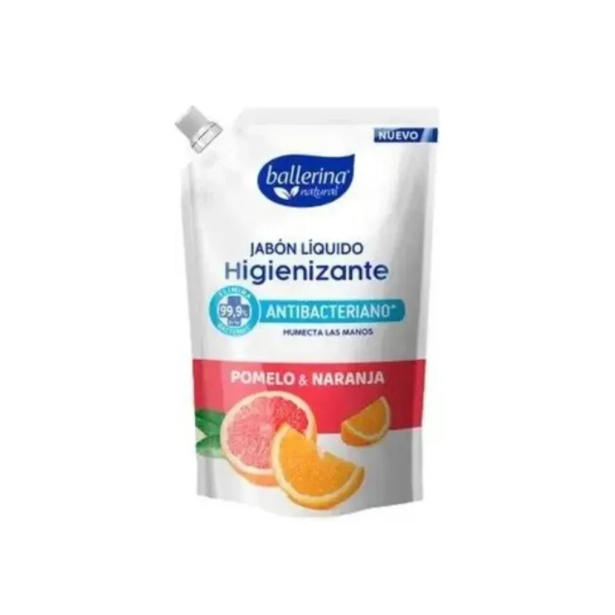 Ballerina Jabón líquido doypack 750ml - Higienizante anti bacterial 