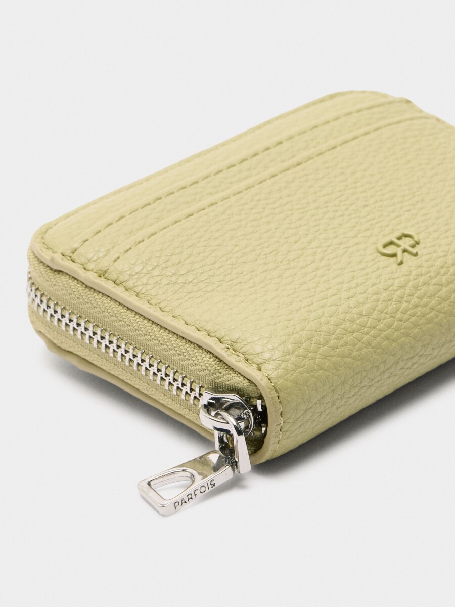 Cartera Básica Con Textura verde