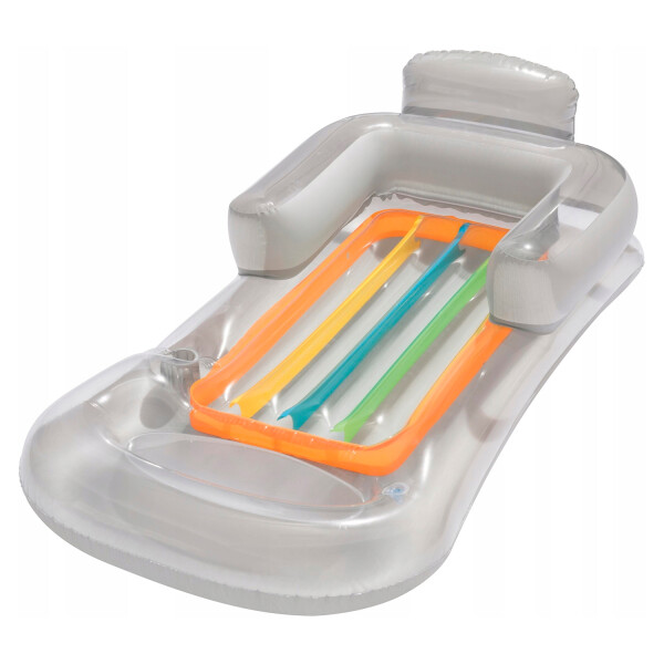 Colchoneta Inflable Respaldo Piscina Apoya Brazo Bestway Variante Color Gris