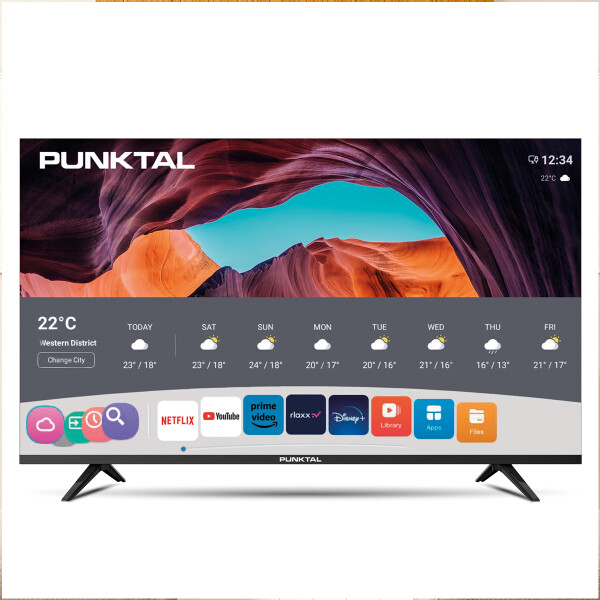 Smart Tv Punktal 50" Pk-50 Jjv Frameless TV 50 PUNKTAL PK-50WOS