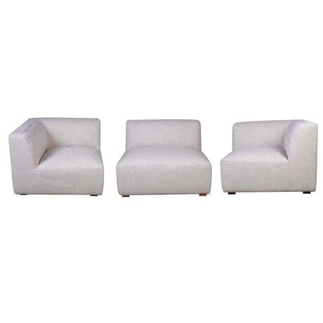 SOFÁ MODULAR CHILL - 4 CUERPOS NATURAL