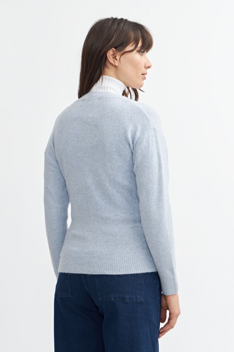 Sweater escote en V CELESTE