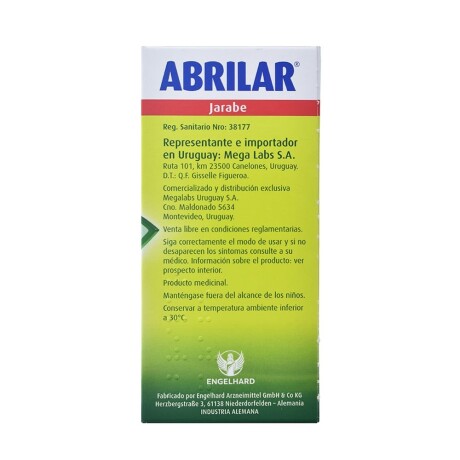 Abrilar Jarabe 100ml Expectorante Natural Abrilar Jarabe 100ml Expectorante Natural