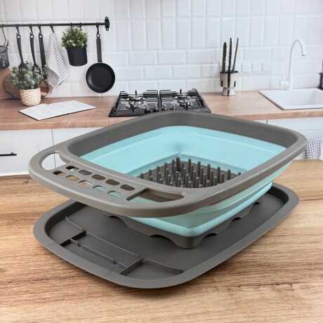 Escurridor de Platos Plegable Danny Home Largo 48cm x Ancho 38cm x Alto 15cm Escurridor de Platos Plegable Danny Home Largo 48cm x Ancho 38cm x Alto 15cm