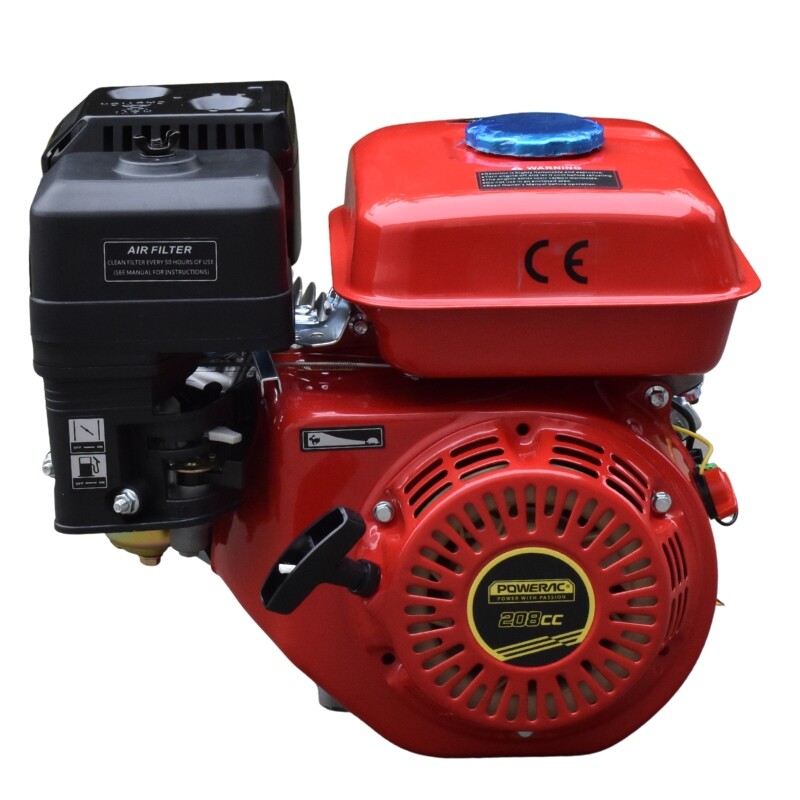 POWERAC MOTOR A GASOLINA 4T OHV 196 CC 6.5HP/3600 RPM Powerac Motor A Gasolina 4t Ohv 196 Cc 6.5hp/3600 Rpm