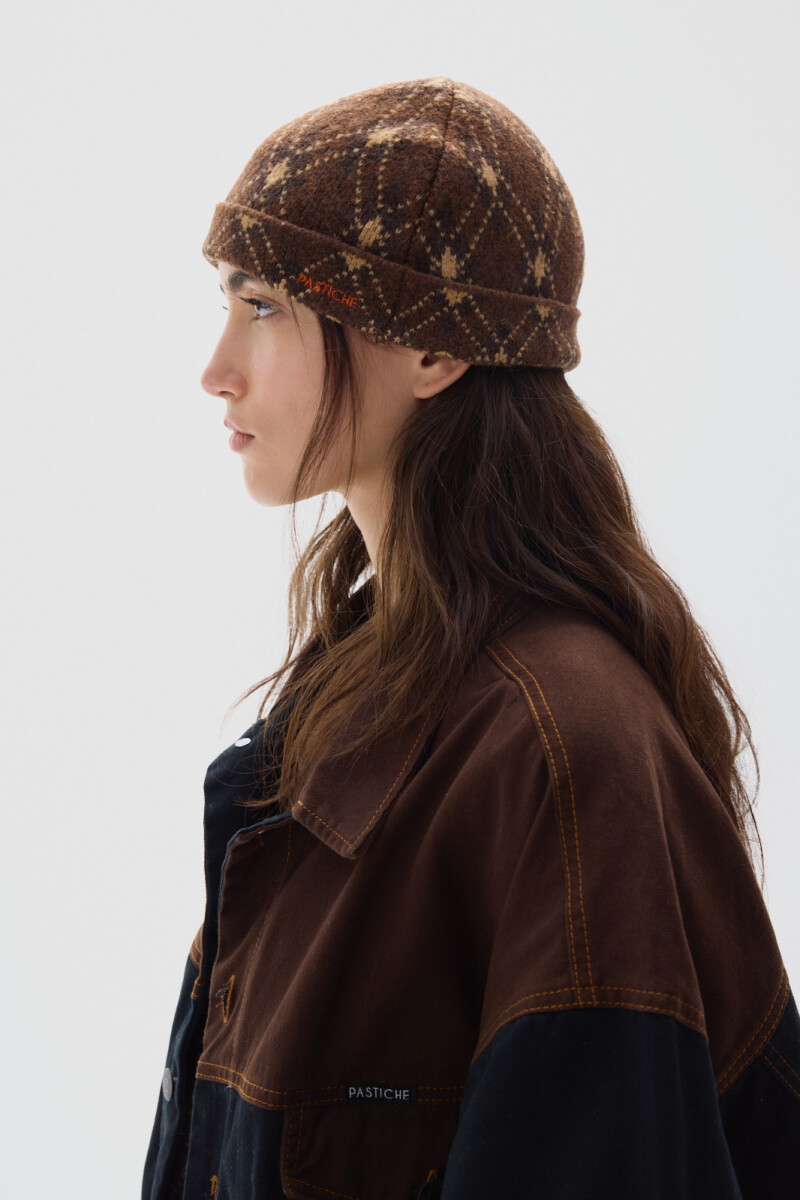 Beanie Statement Brown