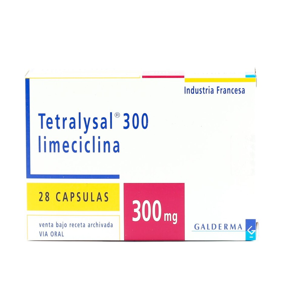 TETRALYSAL 300 MG. CJ X 28 CÁPS. única