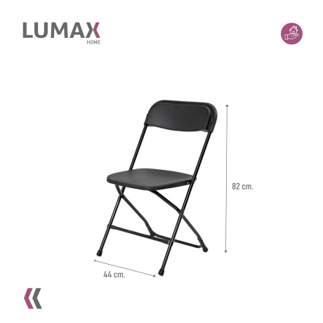 Set de 2 Sillas Lumax de Jardin Plegable Portable Set de 2 Sillas Lumax de Jardin Plegable Portable