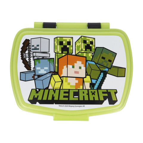 Vianda Plástica Infantil Minecraft 18 cm U